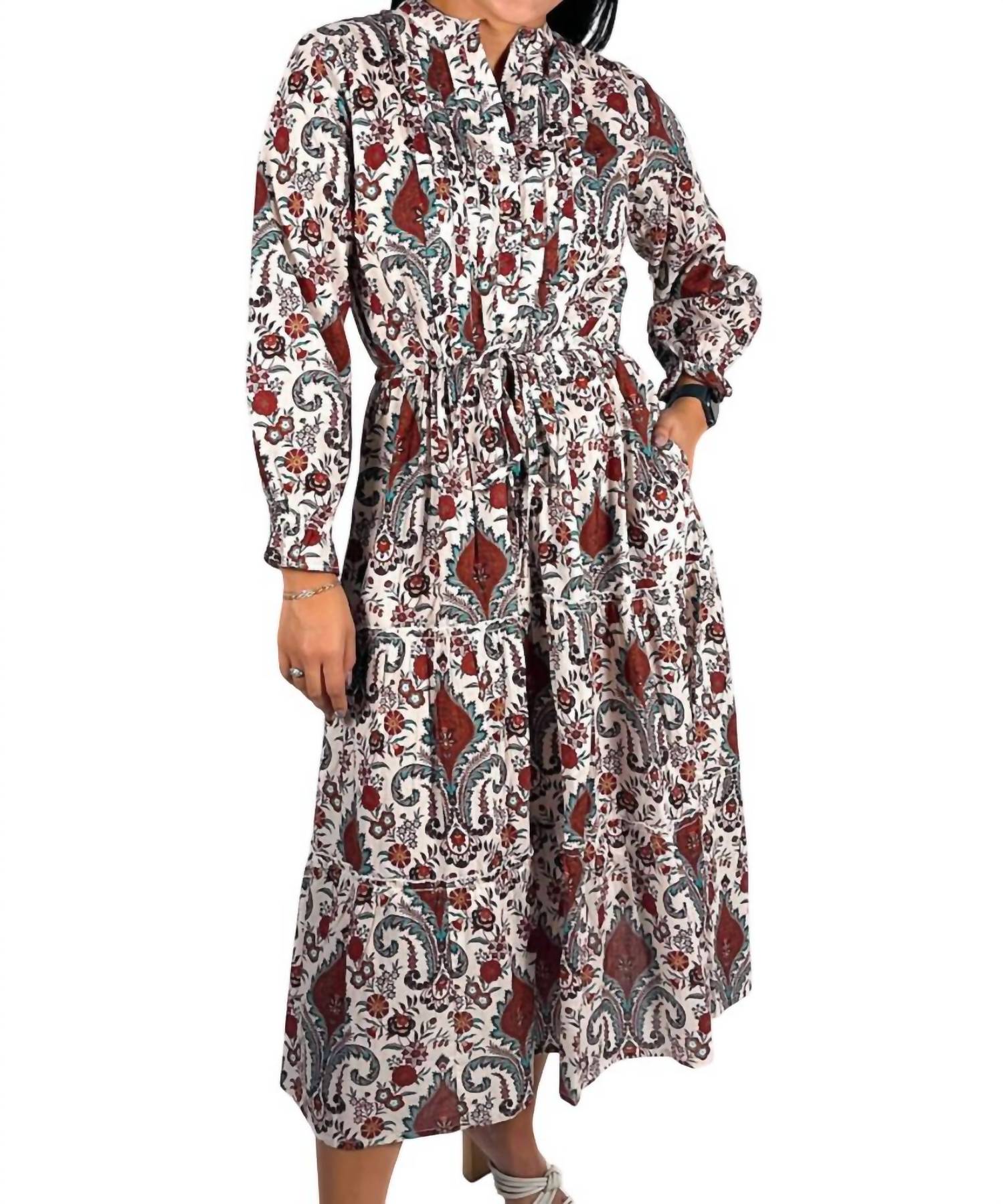 Платье Magda с застежкой-молнией цвета бордо Bindu
Платье Magda с застежкой-молнией цвета бордо Bindu