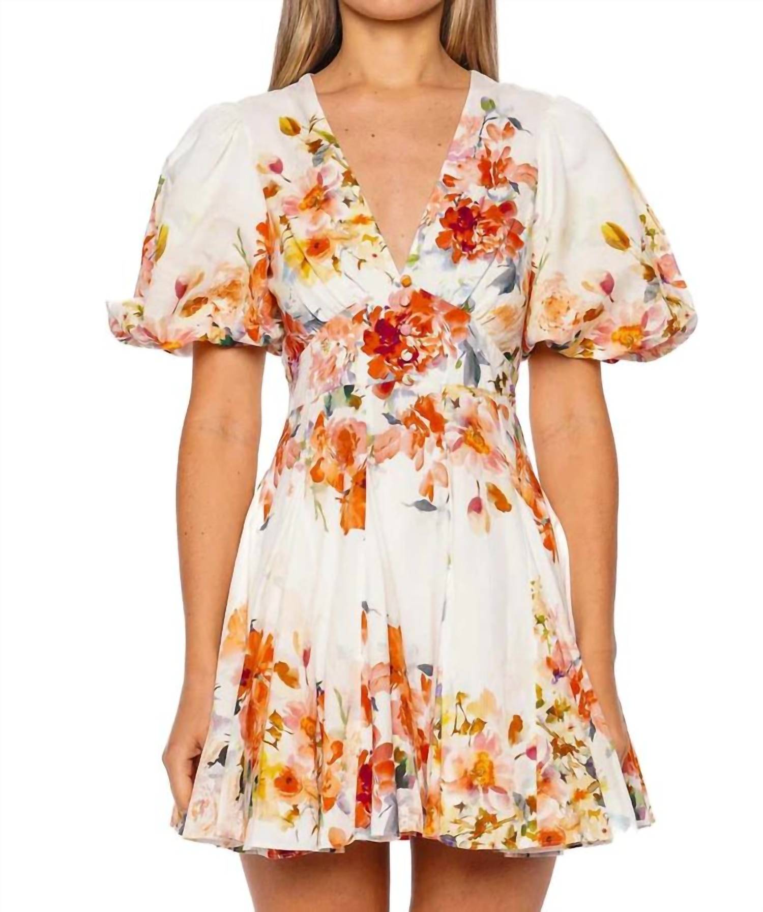 Саба Мини-платье с пышными рукавами в цветочном принте цвета айвори Hemant & Nandita, слоновая кость
Саба Мини-платье с пышными рукавами в цветочном принте цвета айвори Hemant & Nandita, слоновая кость