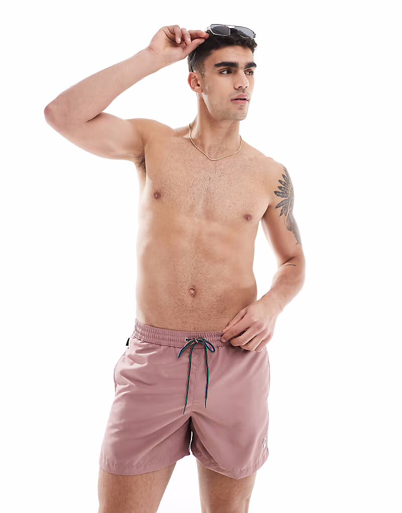 Шорты для плавания Paul Smith с логотипом зебры розового цвета PS Paul Smith
Шорты для плавания Paul Smith с логотипом зебры розового цвета PS Paul Smith