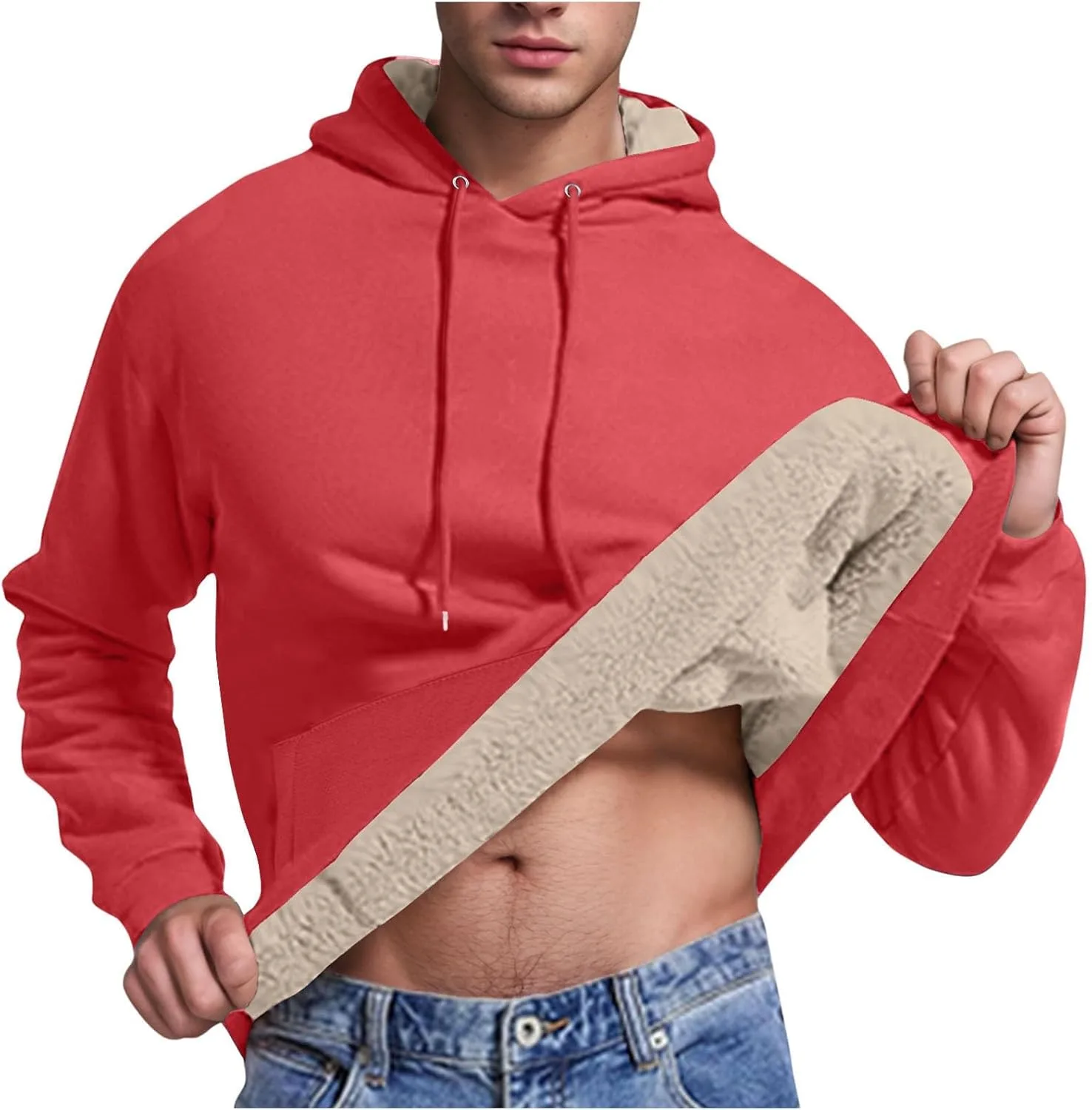 Мужской оверсайз худи с флисовой подкладкой
Мужской оверсайз худи с флисовой подкладкой