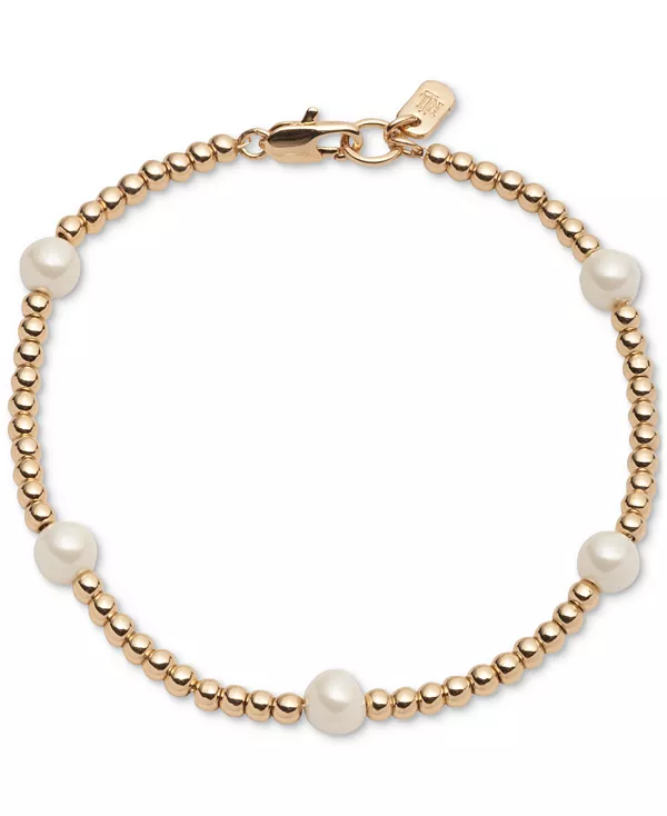 Гибкий браслет из искусственного жемчуга золотистого оттенка Lauren Ralph Lauren, white
Гибкий браслет из искусственного жемчуга золотистого оттенка Lauren Ralph Lauren, white