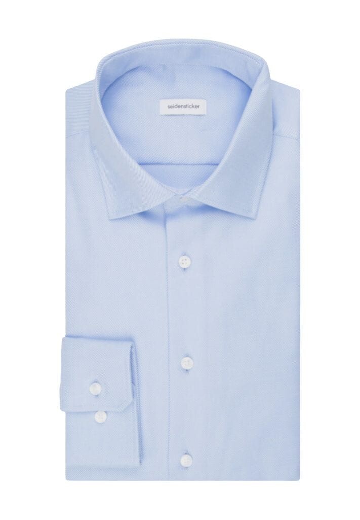 Деловая рубашка фигурного кроя, саржа, Кент, мужская seidensticker, синий
Деловая рубашка фигурного кроя, саржа, Кент, мужская seidensticker, синий