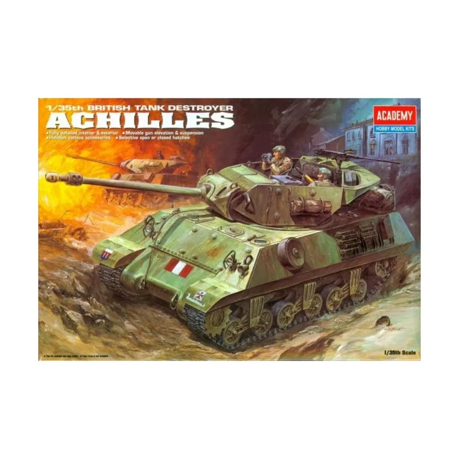 Британский истребитель танков «Ахиллес», Military Model Kits (1:35) (Academy Hobby)
Британский истребитель танков «Ахиллес», Military Model Kits (1:35) (Academy Hobby)