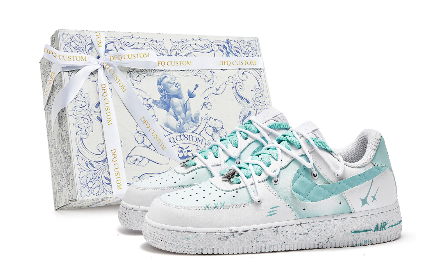 Кроссовки Nike Air Force 1 Skateboarding Shoes Men Low-top Mint Green, мятно-зеленый
Кроссовки Nike Air Force 1 Skateboarding Shoes Men Low-top Mint Green, мятно-зеленый
