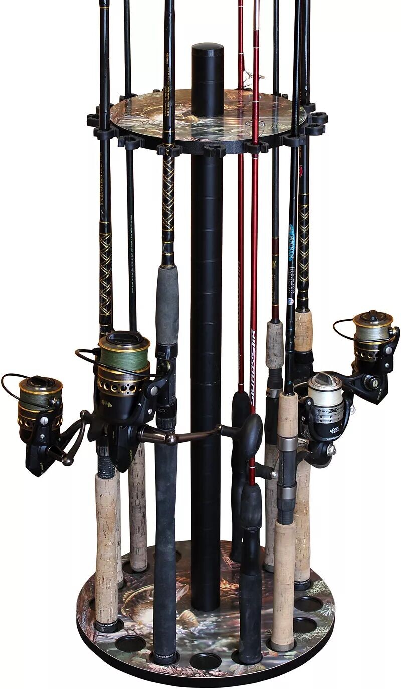 Круглая стойка для хранения удочек Rush Creek Bass 16
Круглая стойка для хранения удочек Rush Creek Bass 16