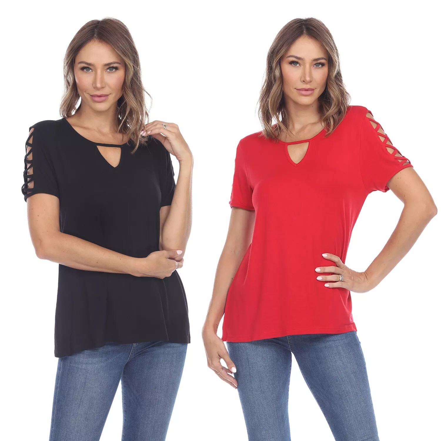 Комплект из 2 топов Essential с вырезом «капелька» WM Fashion
Комплект из 2 топов Essential с вырезом «капелька» WM Fashion