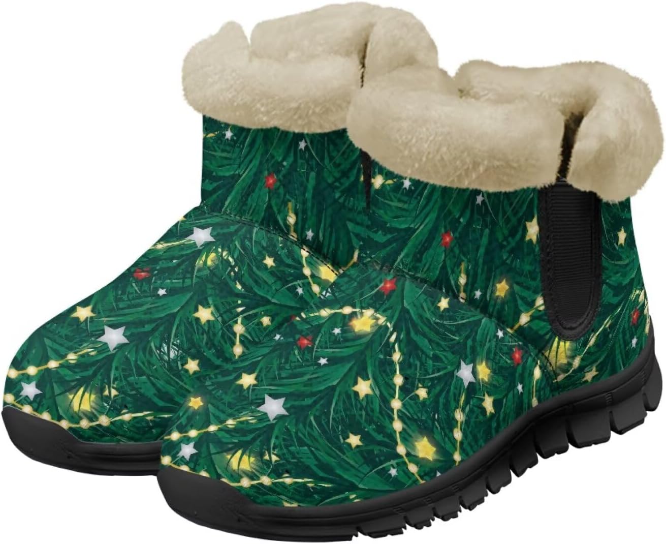 Зимние теплые ботинки для взрослых, ботильоны до щиколотки, легкое надевание и снятие, противоскользящие, легкие обувь для женщин и мужчин Noprintge, Xmas Tree Decor
Зимние теплые ботинки для взрослых, ботильоны до щиколотки, легкое надевание и снятие, противоскользящие, легкие обувь для женщин и мужчин Noprintge, Xmas Tree Decor