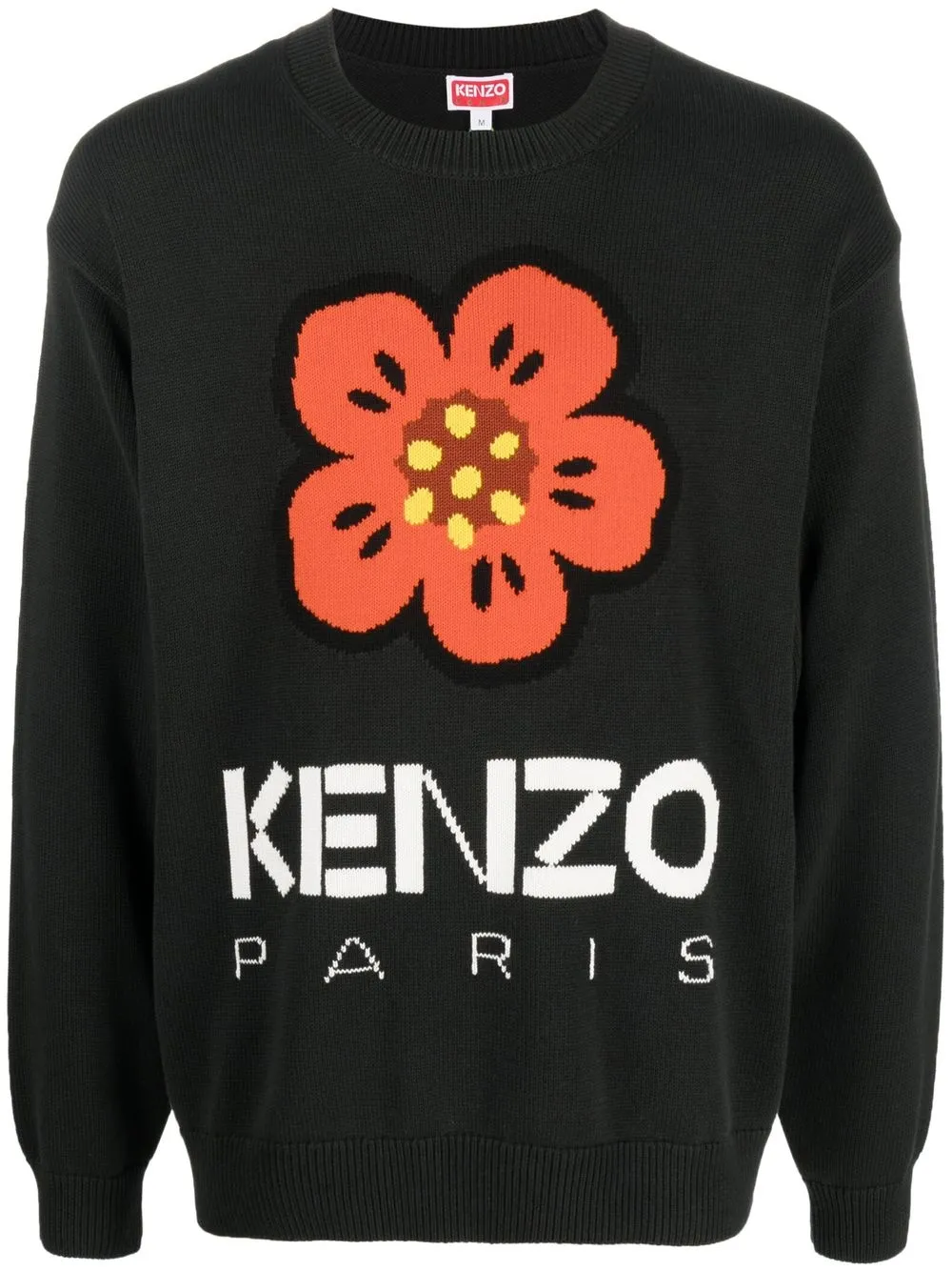 Джемпер Boke Flower вязки интарсия KENZO, черный
Джемпер Boke Flower вязки интарсия KENZO, черный
