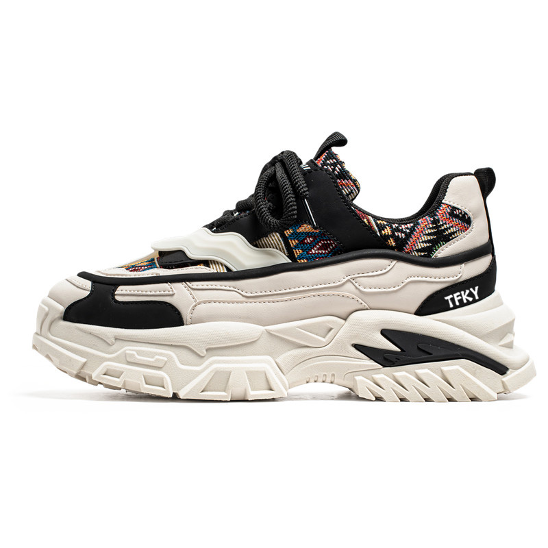 TFKY Антискользящие и износостойкие низкие повседневные туфли для мужчин с эффектом увеличения роста - бежево-черные, цвет Beige Black 
TFKY Антискользящие и износостойкие низкие повседневные туфли для мужчин с эффектом увеличения роста - бежево-черные, цвет Beige Black