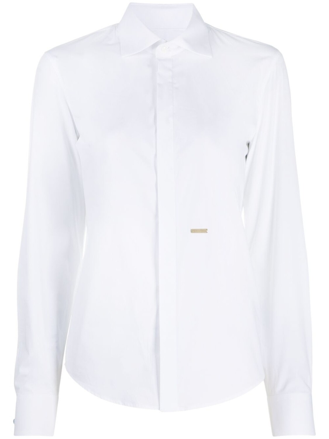 DSQUARED2 рубашка со срезанным воротником, белый
DSQUARED2 рубашка со срезанным воротником, белый