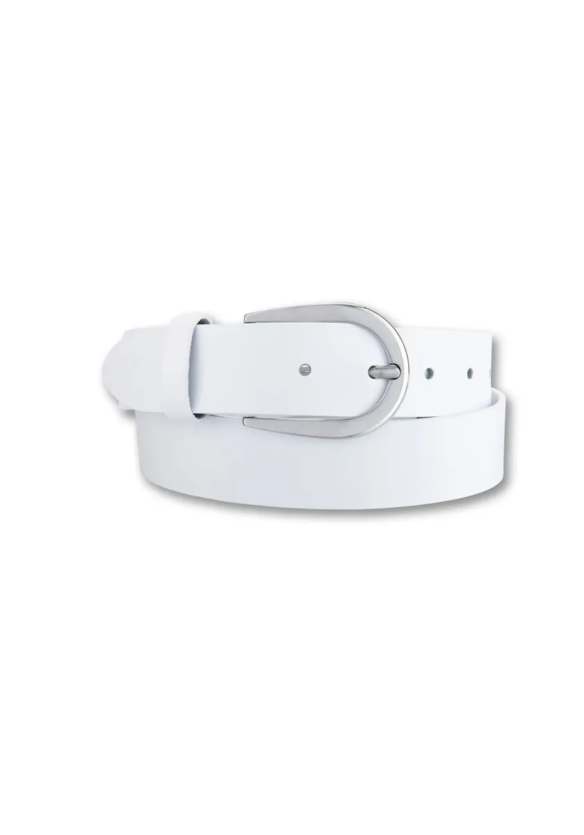 Кожаный ремень BERND GÖTZ, классического стиля, широкого кроя, белый
Кожаный ремень BERND GÖTZ, классического стиля, широкого кроя, белый
