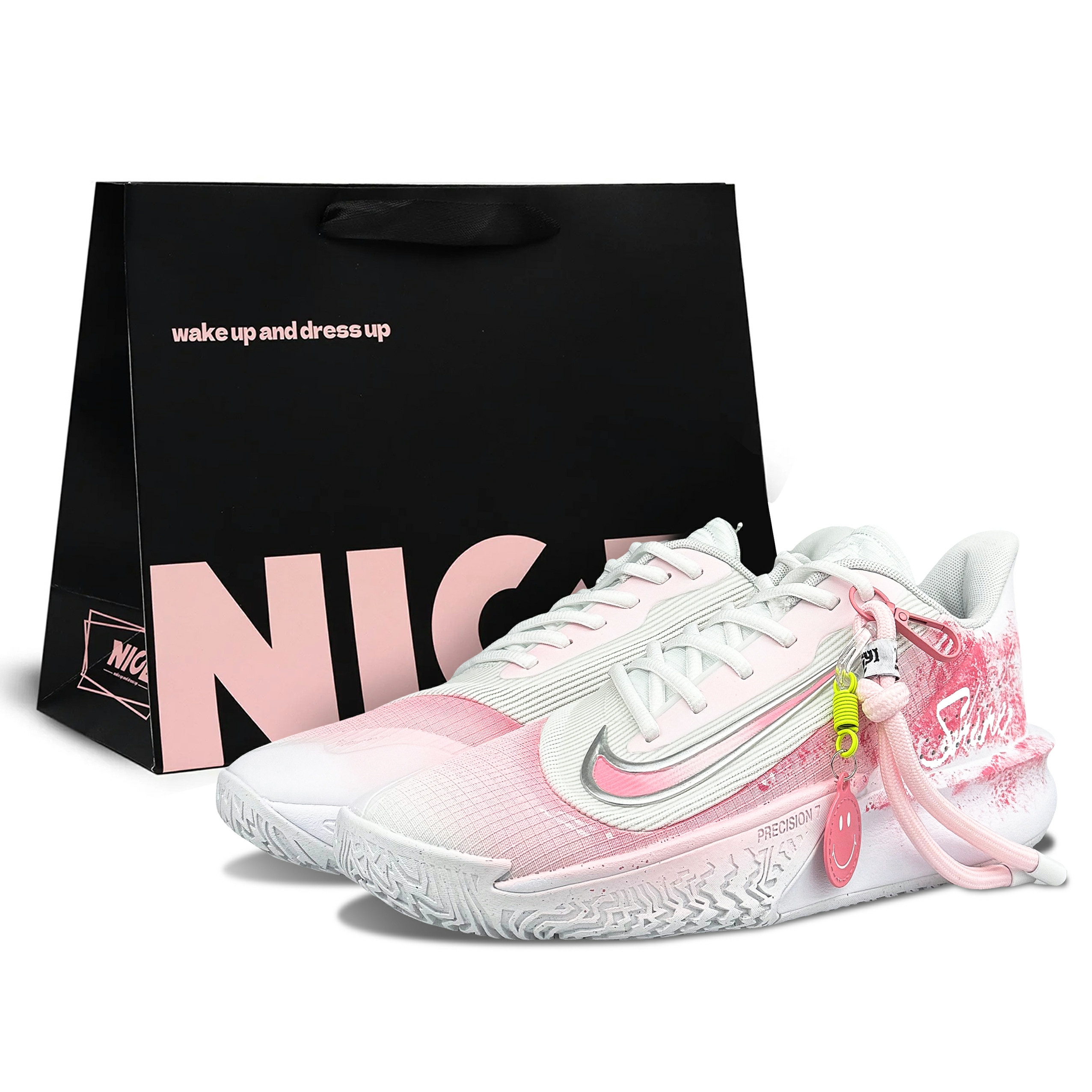 Nike Баскетбольные кроссовки Precision 7 с амортизацией, износостойкие, низкие, мужские, розовые
Nike Баскетбольные кроссовки Precision 7 с амортизацией, износостойкие, низкие, мужские, розовые