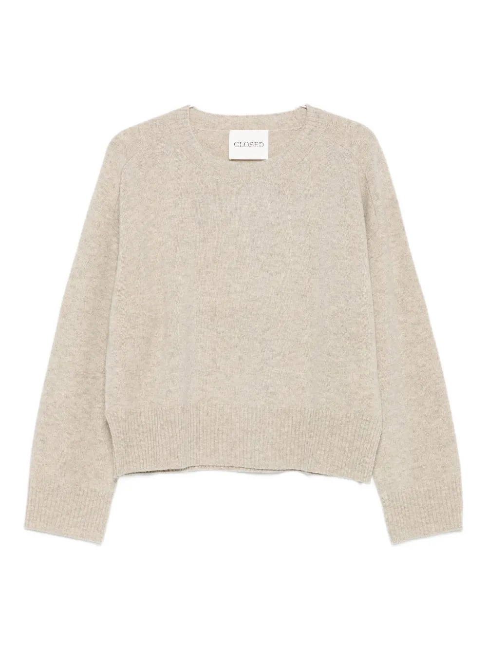 Шерстяной свитер с круглым вырезом Closed, нейтральный
Шерстяной свитер с круглым вырезом Closed, нейтральный