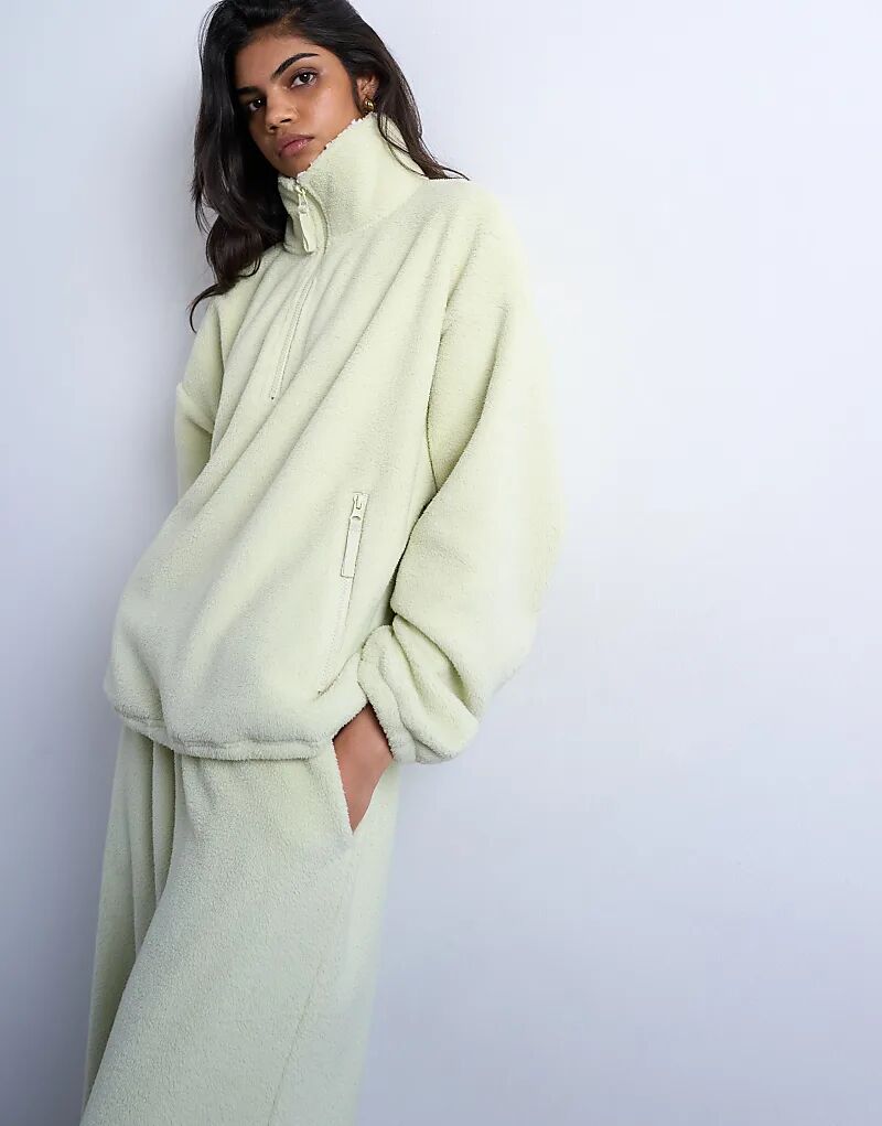 Флисовая кофта-воронка Topshop Borg с застежкой-молнией на четверть оборота, цвет лаймово-зеленый
Флисовая кофта-воронка Topshop Borg с застежкой-молнией на четверть оборота, цвет лаймово-зеленый