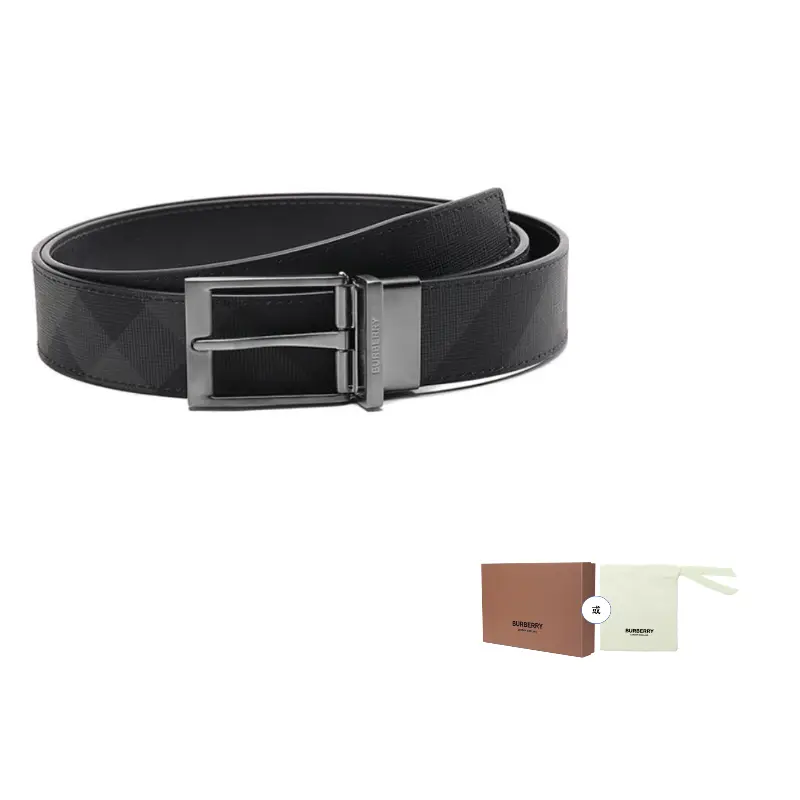 Ремень мужской Burberry, серый / черный
Ремень мужской Burberry, серый / черный