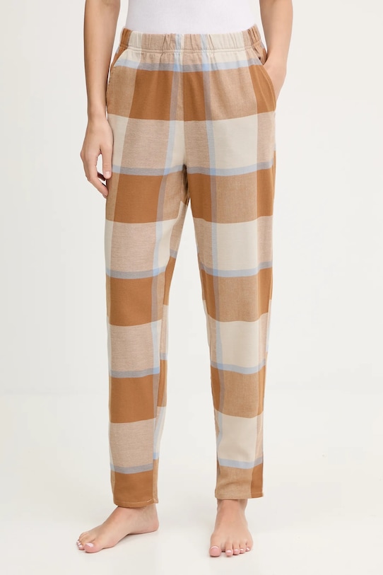 Хлопковые пижамные штаны United Colors Of Benetton, коричневый
Хлопковые пижамные штаны United Colors Of Benetton, коричневый