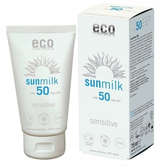 Солнцезащитный лосьон для чувствительной кожи SPF 50, 75мл Eco Cosmetics
Солнцезащитный лосьон для чувствительной кожи SPF 50, 75мл Eco Cosmetics