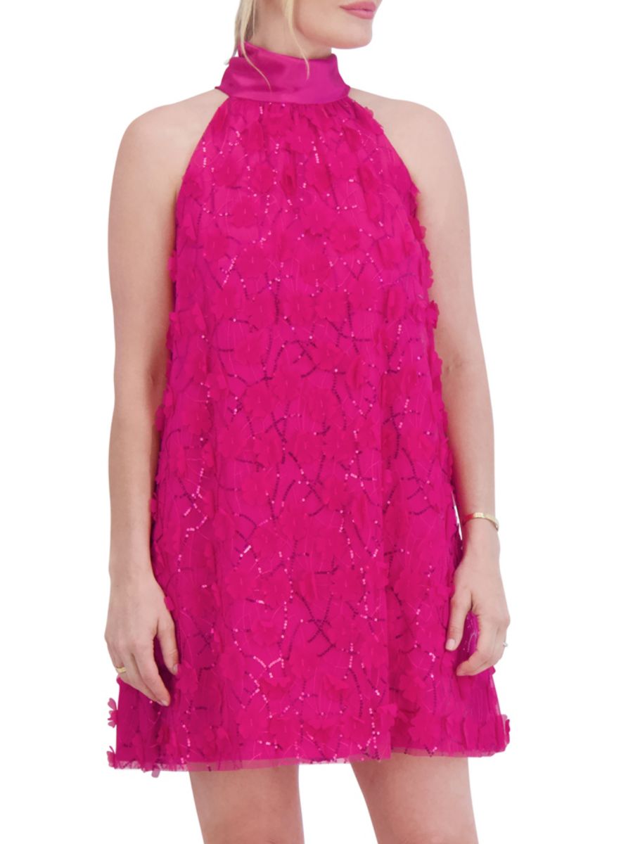 Новинка: мини-платье А-силуэта из шифона с пайетками Eliza J, цвет Hot Pink
Новинка: мини-платье А-силуэта из шифона с пайетками Eliza J, цвет Hot Pink