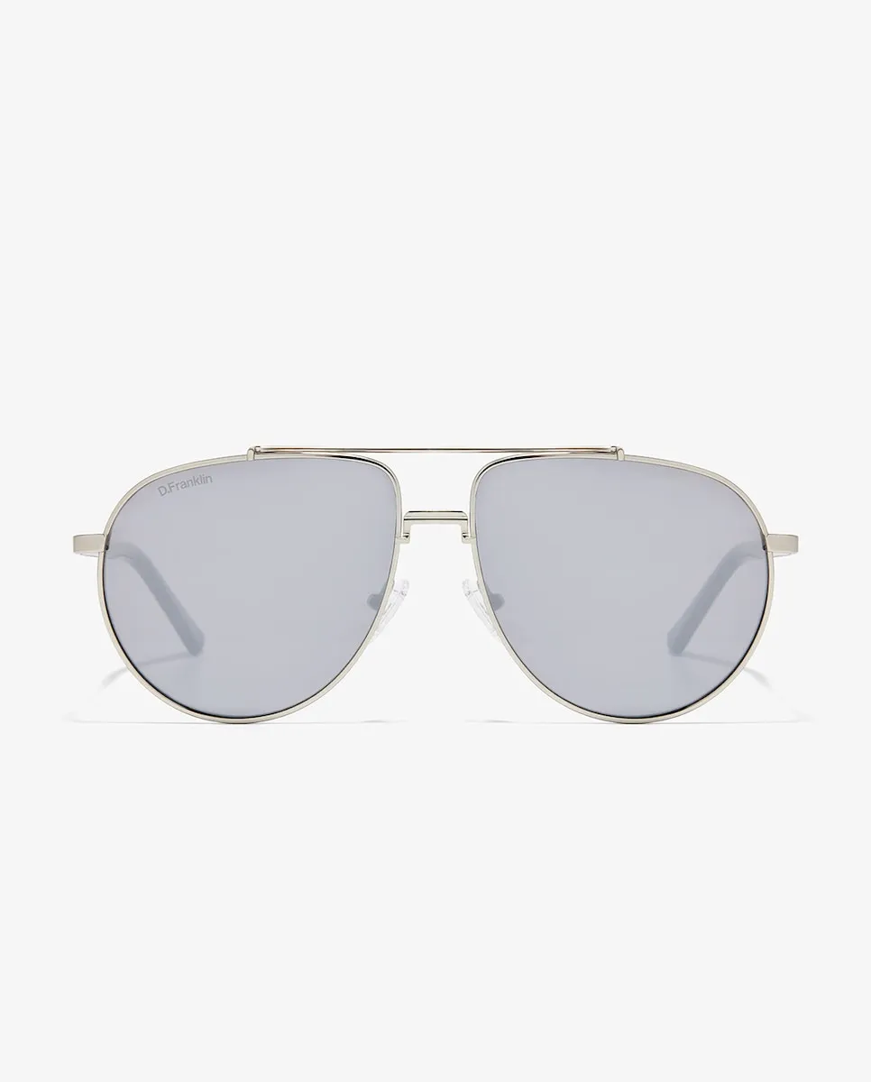 Унисекс солнцезащитные очки Aviator Legacy D.Franklin, серебряный 
Унисекс солнцезащитные очки Aviator Legacy D.Franklin, серебряный