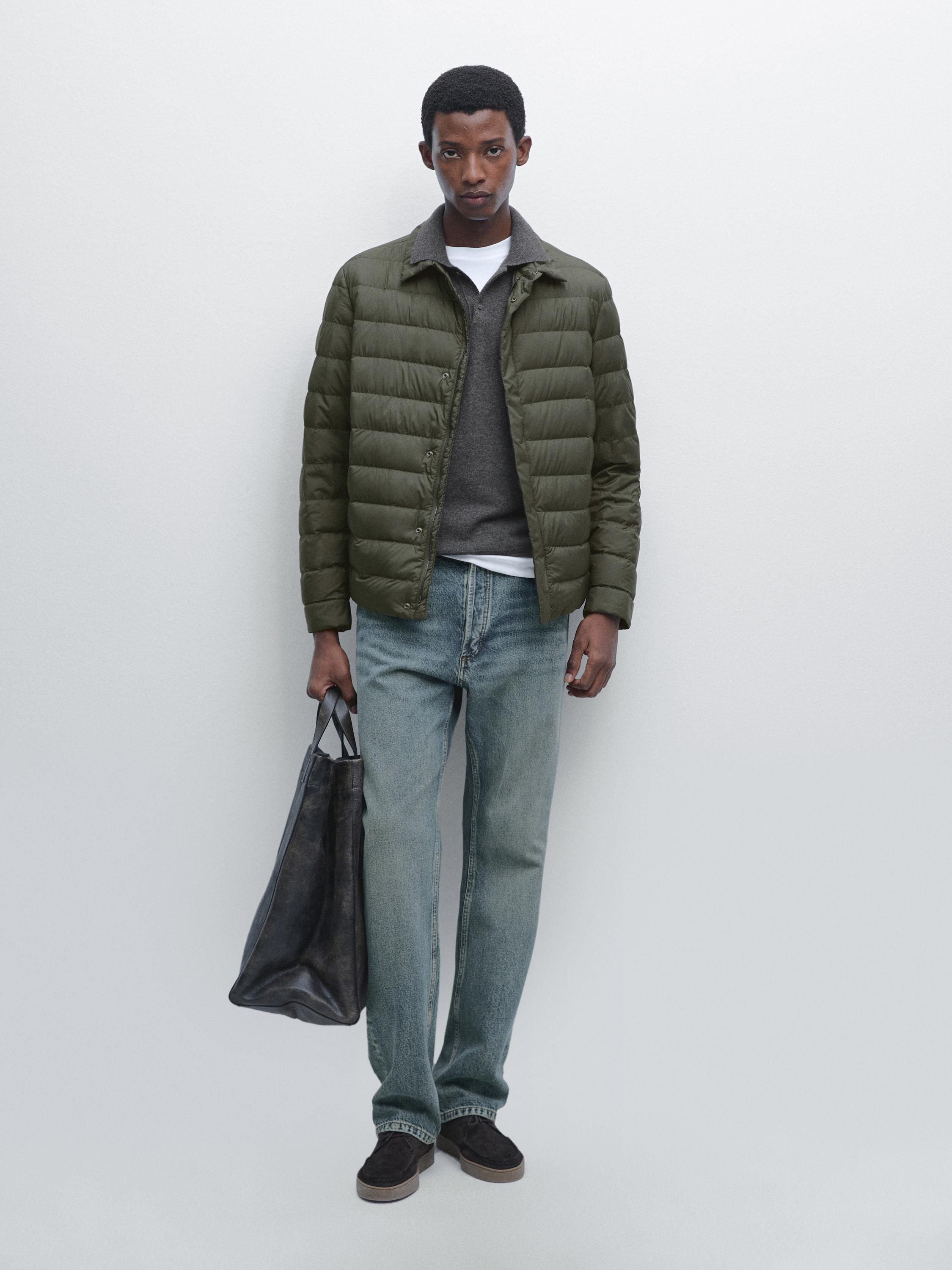 Водоотталкивающая ультралегкая куртка из пухового смесового материала Massimo Dutti, Dark Khaki
Водоотталкивающая ультралегкая куртка из пухового смесового материала Massimo Dutti, Dark Khaki