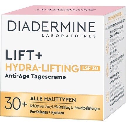 Diadermine Lift+ Day Care Дневной крем-гидролифтинг Spf 30 50 мл
Diadermine Lift+ Day Care Дневной крем-гидролифтинг Spf 30 50 мл