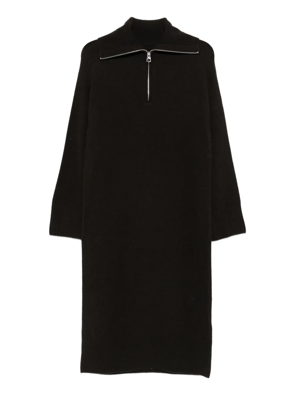 Платье миди с высоким воротником и застежкой-молнией спереди Marc O'Polo, черный
Платье миди с высоким воротником и застежкой-молнией спереди Marc O'Polo, черный