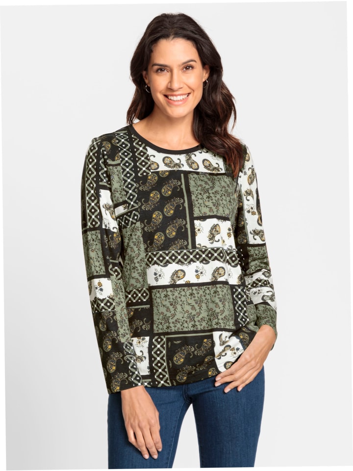 Рубашка с длинными рукавами с оливковым принтом WITT WEIDEN
Рубашка с длинными рукавами с оливковым принтом WITT WEIDEN