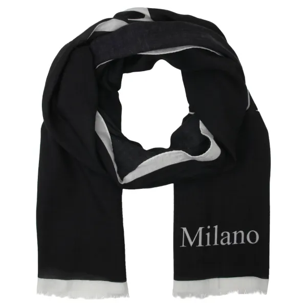 Шарф с добавлением кашемира Moschino, черный
Шарф с добавлением кашемира Moschino, черный