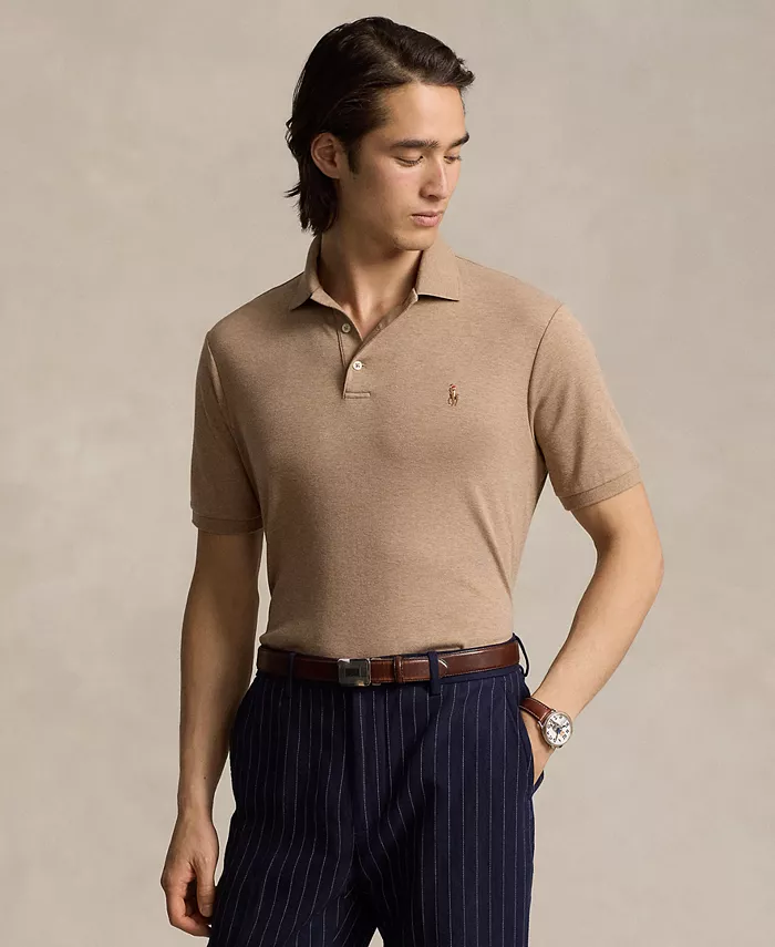 Мужская поло Slim Fit из мягкого хлопка по индивидуальному заказу Polo Ralph Lauren, коричневый
Мужская поло Slim Fit из мягкого хлопка по индивидуальному заказу Polo Ralph Lauren, коричневый