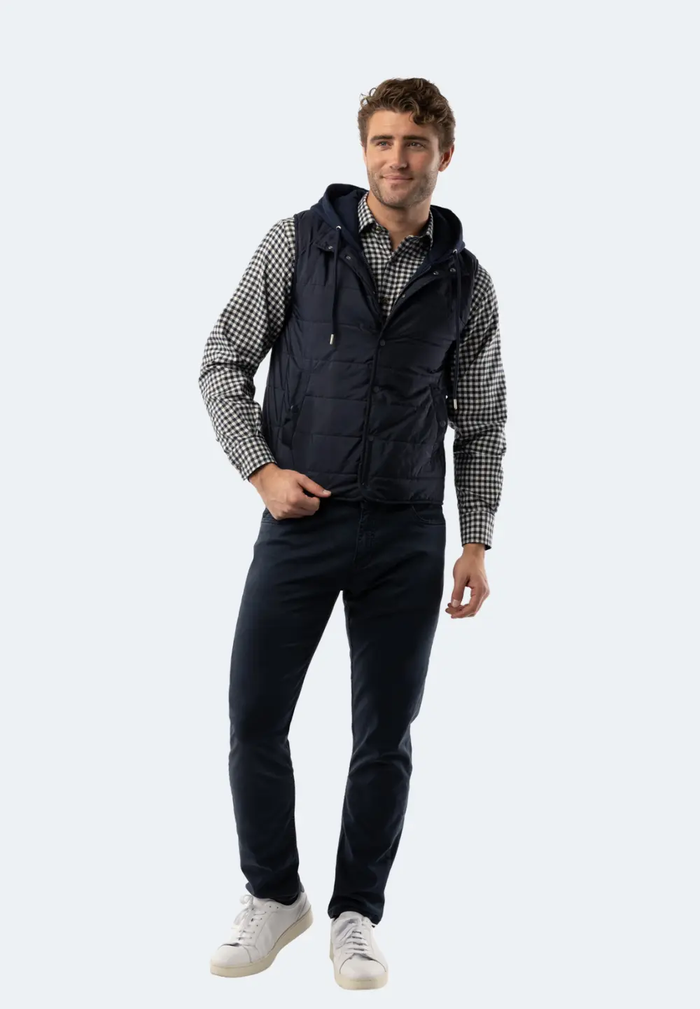 Жилет с капюшоном темно-синего цвета American Heritage, Синий, Жилет с капюшоном темно-синего цвета American Heritage
Жилет с капюшоном темно-синего цвета American Heritage, Синий, Жилет с капюшоном темно-синего цвета American Heritage