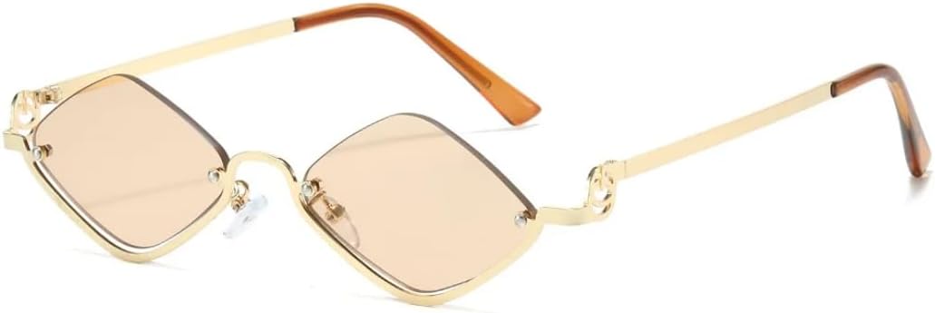 Роскошные металлические солнцезащитные очки в полуободковой оправе с бриллиантами для женщин, в стиле ретро, простые повседневные, для мужчин, с защитой от УФ-излучения UV400 UATXTAU, Golden Champagne
Роскошные металлические солнцезащитные очки в полуободковой оправе с бриллиантами для женщин, в стиле ретро, простые повседневные, для мужчин, с защитой от УФ-излучения UV400 UATXTAU, Golden Champagne