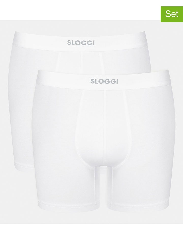 Sloggi Комплект из 2 штук: боксерские шорты «Ever Ease» белого цвета
Sloggi Комплект из 2 штук: боксерские шорты «Ever Ease» белого цвета
