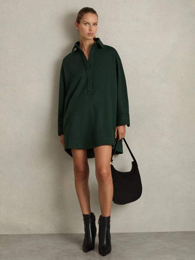 Мини-платье трапециевидной формы из смесовой шерсти lauren Reiss, темно-зеленый
Мини-платье трапециевидной формы из смесовой шерсти lauren Reiss, темно-зеленый