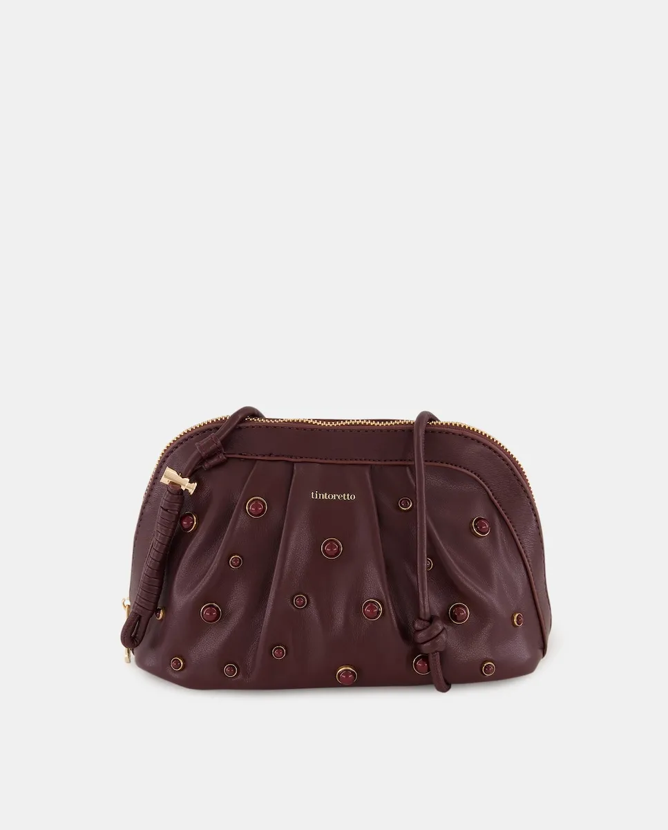 Сумка через плечо с миниатюрными заклепками Tintoretto, бордовый
Сумка через плечо с миниатюрными заклепками Tintoretto, бордовый