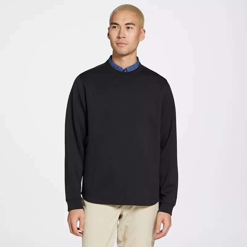 Мужской флисовый пуловер для гольфа Vrst Pinnacle с круглым вырезом, черный
Мужской флисовый пуловер для гольфа Vrst Pinnacle с круглым вырезом, черный