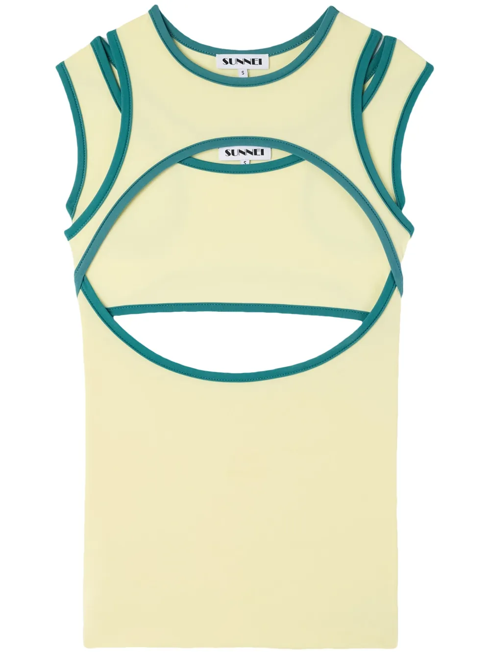 Топ без рукавов Sunnei, желтый
Топ без рукавов Sunnei, желтый