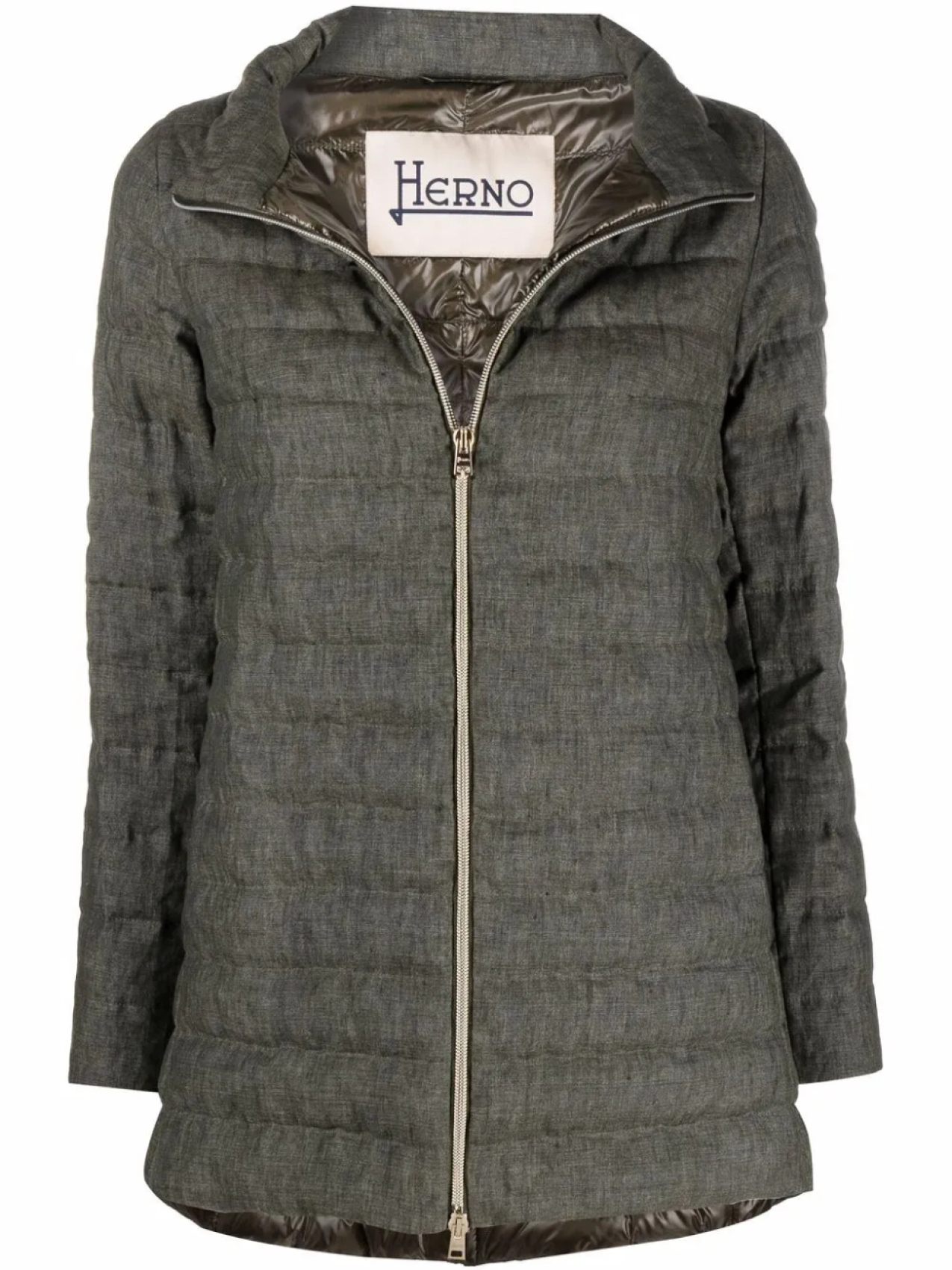 Пуховик на молнии Herno, зеленый
Пуховик на молнии Herno, зеленый