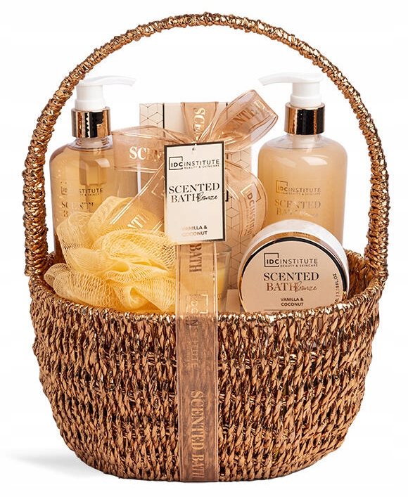 IDC Institute, Набор косметики по уходу за телом и для ванны, 5 шт. + губка + корзина
IDC Institute, Набор косметики по уходу за телом и для ванны, 5 шт. + губка + корзина