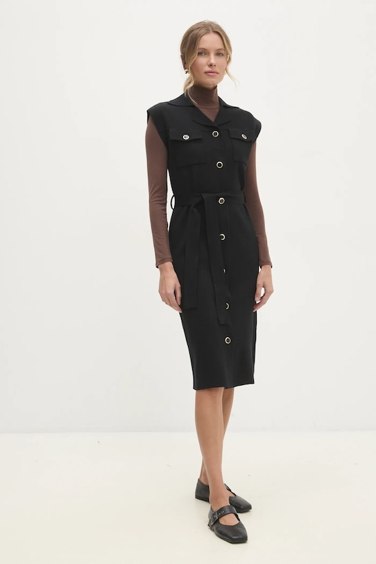 Платье с добавлением шерсти Answear.Lab, черный
Платье с добавлением шерсти Answear.Lab, черный