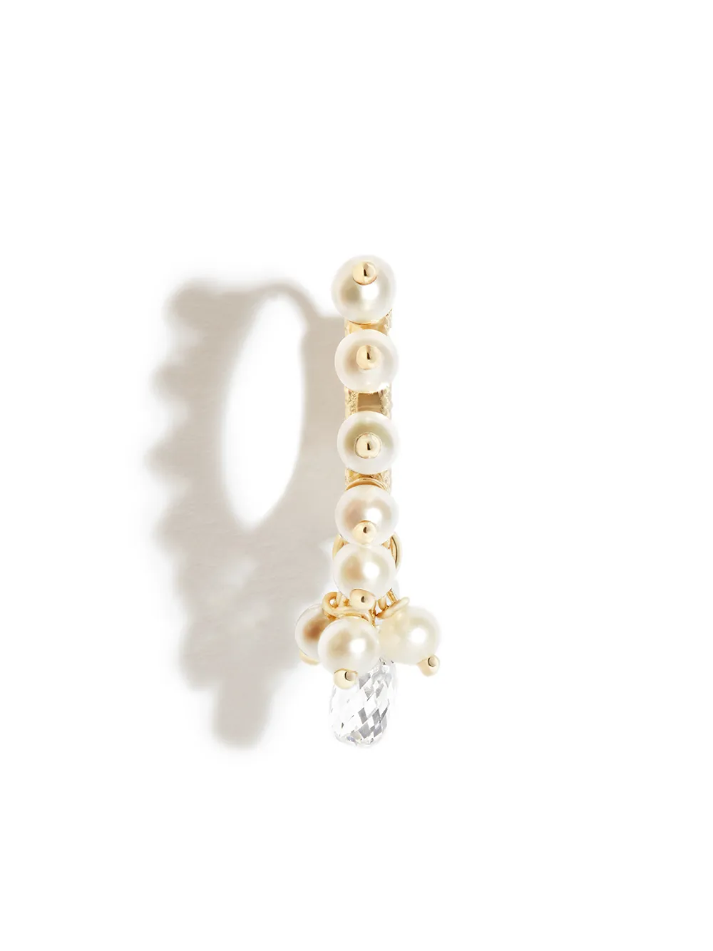 Серьга из желтого золота с жемчугом и бриллиантами MARIA TASH, золотой
Серьга из желтого золота с жемчугом и бриллиантами MARIA TASH, золотой