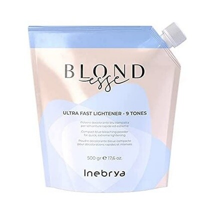 Blondesse Ultra Fast Lightener Powder Blue 9 тонов 500г, Inebrya
Blondesse Ultra Fast Lightener Powder Blue 9 тонов 500г, Inebrya