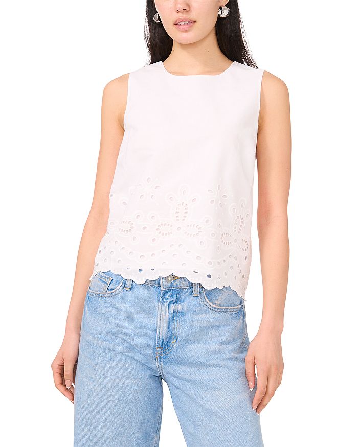 Безрукавная блуза с вышивкой 1.STATE, белый
Безрукавная блуза с вышивкой 1.STATE, белый