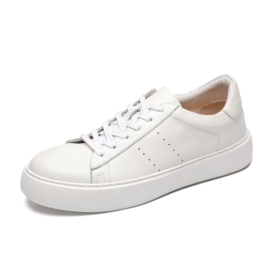 Devanro Высокие устойчивые к истиранию дышащие низкие скейтбордские кроссовки мужские белые, цвет White
Devanro Высокие устойчивые к истиранию дышащие низкие скейтбордские кроссовки мужские белые, цвет White