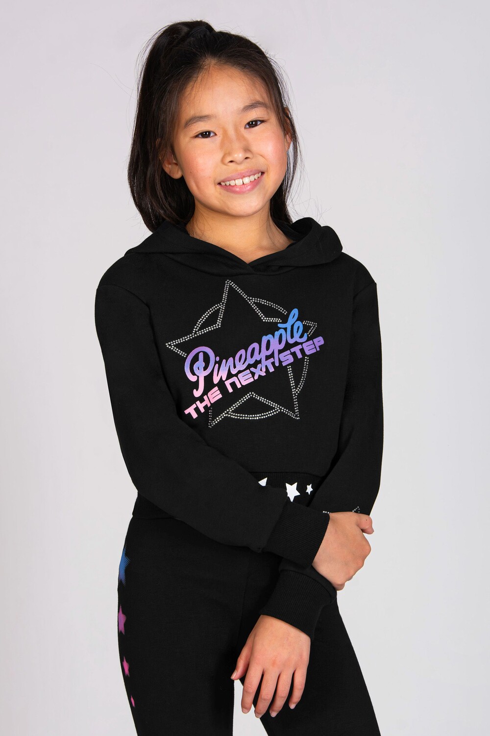 Укороченная толстовка с логотипом X the nextstep Pineapple, черный
Укороченная толстовка с логотипом X the nextstep Pineapple, черный