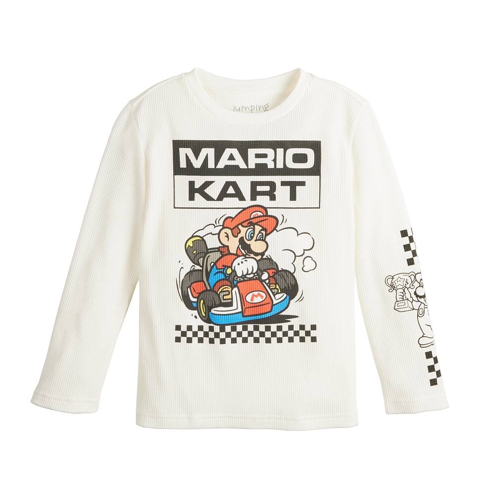 Футболка Jumping Beans Mario Kart для мальчиков 4–12 лет с рисунком и длинными рукавами, черный
Футболка Jumping Beans Mario Kart для мальчиков 4–12 лет с рисунком и длинными рукавами, черный