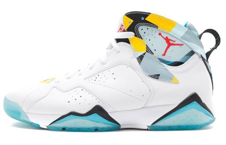 Кроссовки Jordan Air Jordan 7 Vintage Basketball, белый/голубой 
Кроссовки Jordan Air Jordan 7 Vintage Basketball, белый/голубой