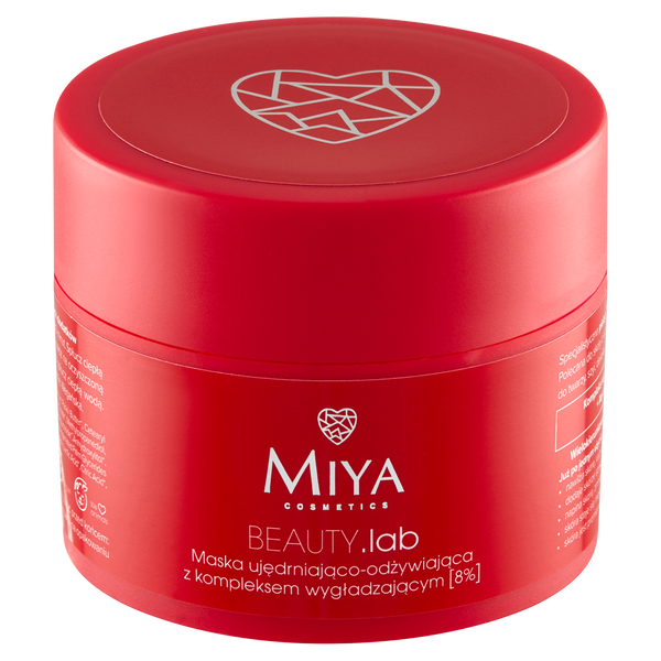 Укрепляющая и питательная маска для лица с 8% разглаживающим комплексом, 50 мл Miya Cosmetics Beauty.Lab
Укрепляющая и питательная маска для лица с 8% разглаживающим комплексом, 50 мл Miya Cosmetics Beauty.Lab