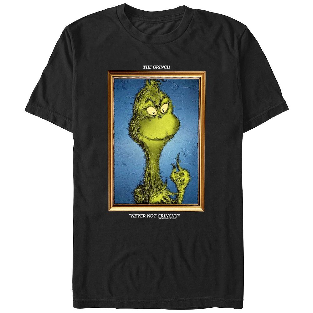 Футболка с рисунком Big & Tall Dr. Seuss Grinch Never Not Grinchy Licensed Character, черный
Футболка с рисунком Big & Tall Dr. Seuss Grinch Never Not Grinchy Licensed Character, черный