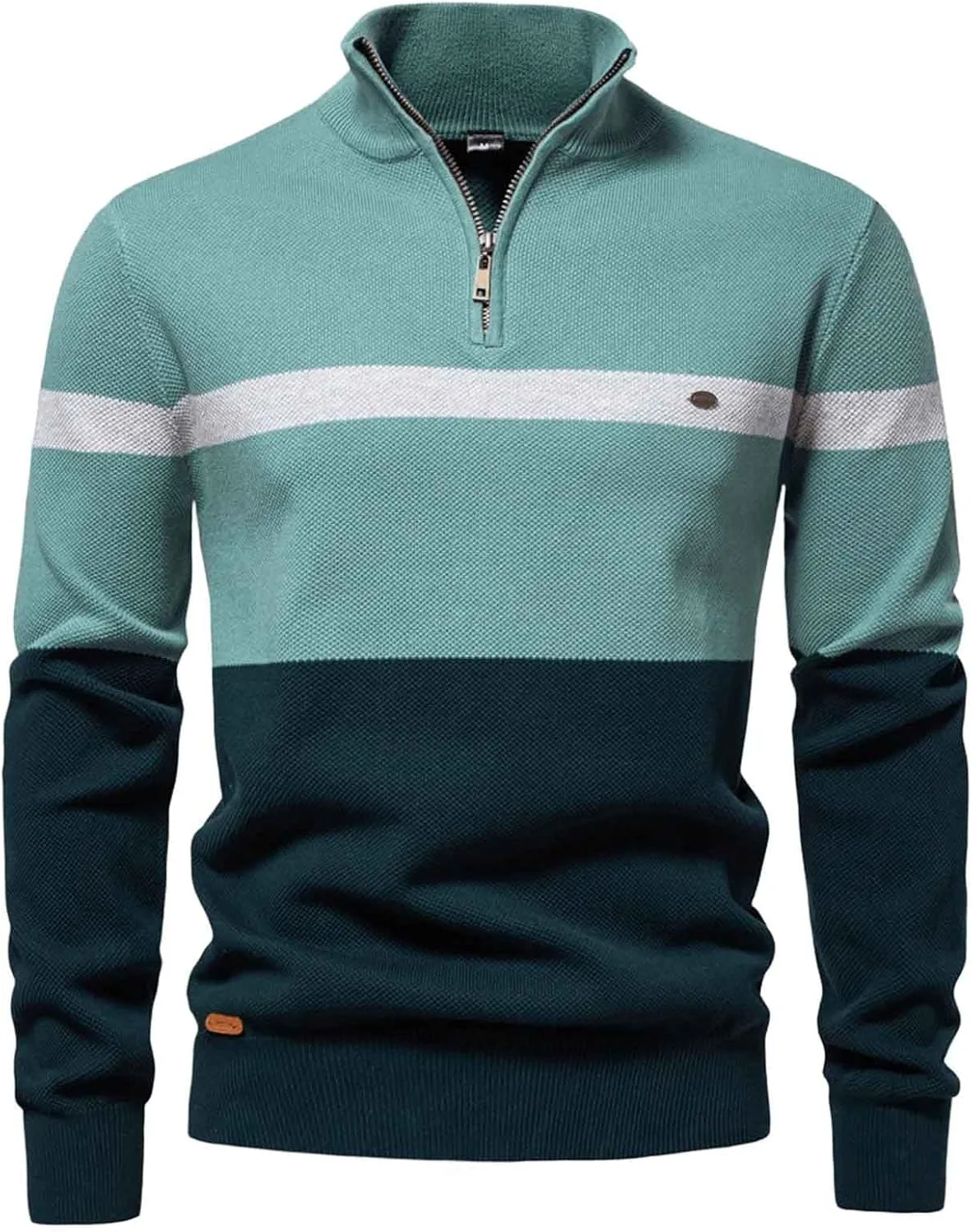 Мужской свитер с четвертью молнией, осенне-зимний свитер со стойкой LREUIP
Мужской свитер с четвертью молнией, осенне-зимний свитер со стойкой LREUIP