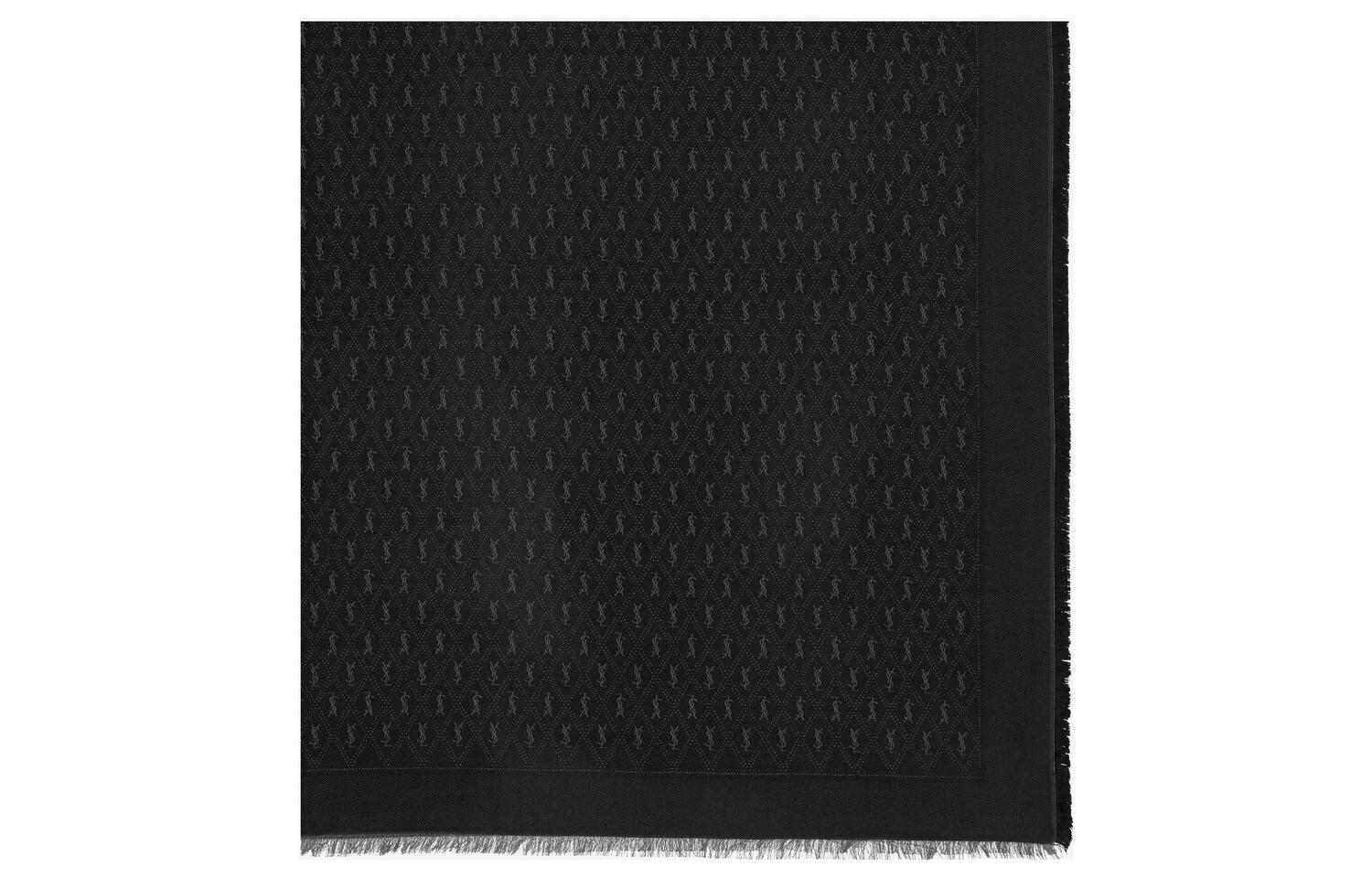 Кассандр Монограмм Большой Платок SAINT LAURENT, черный/темно-серый
Кассандр Монограмм Большой Платок SAINT LAURENT, черный/темно-серый